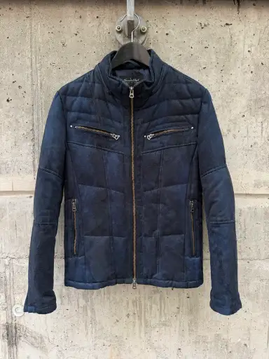 Tornado Mart Suede Cotton Puffer Jacket (M)
