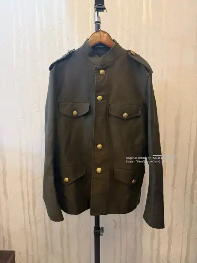 Yohji Yamamoto Runway Military Style Jacket LLLL24