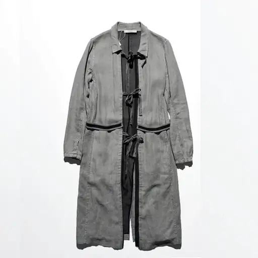 Prada 그레이 린넨 스트랩 코트 (italy)