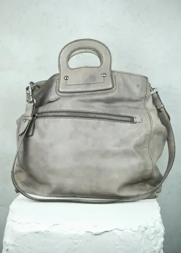 Miu Miu XL Distressed Leather Tote