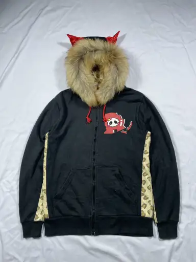 Japanese Zip Fur Hoodie Leopard Lgb ifsix style