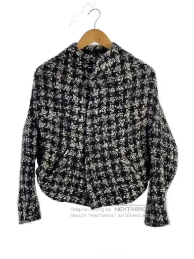 Yohji Yamamoto Tweed Snap Jacket.