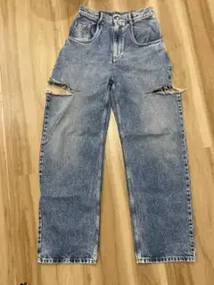 【お値下げ】美品　MaisonMargiela マルジェラスラッシュデニム　42