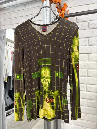 1996s ”Jean Paul Gaultier“ Skull Long Sleeve Shirt