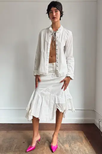MARITHÉ FRANÇOIS GIRBAUD RIBBON BLOUSE