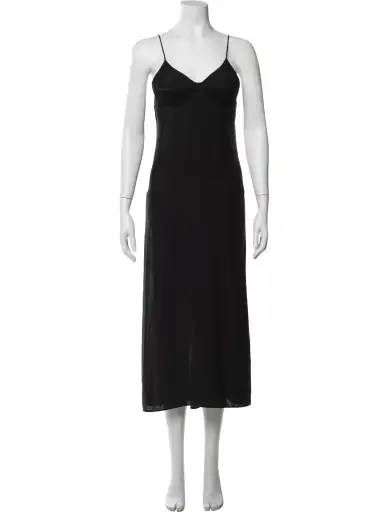Silk Midi Length Dress