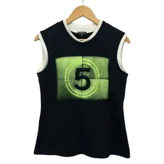 CHANEL(シャネル) ノースリーブカットソー サイズ36 S レディース P70679 黒×白×ライトグリーン 2021年 シャネル(CHANEL)のレディースのトップス(カットソー(半袖/袖なし))の商品詳細ページへのリンク