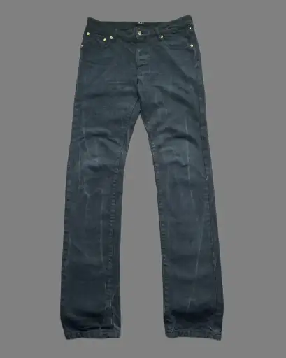 RAF by Raf Simons washed straight leg denim