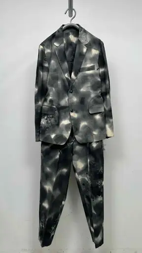 Yohji Yamamoto Pour Homme X Suzume Uchida Water-print Suits