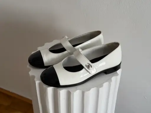 Chanel Mary Jane Ballerinas, 37.5