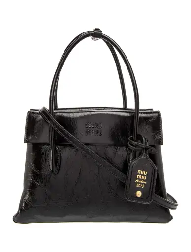 Leather 'Solitaire Bag'