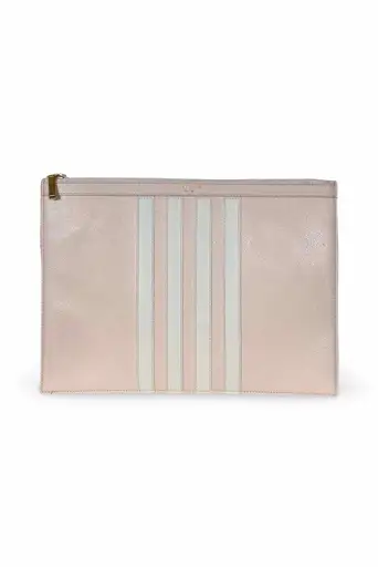 Thom Browne Grosgrain-Loop Trim Calf Leather Clutch