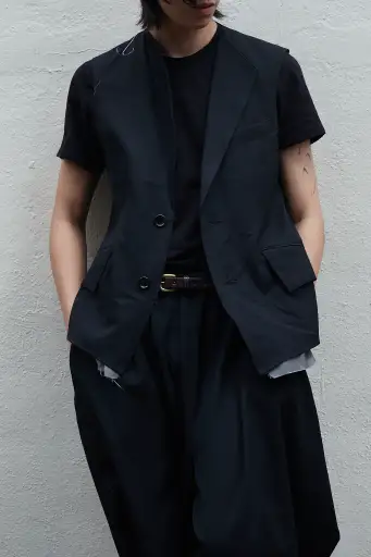 Sulvam Vest Woven with Silver Lurex
