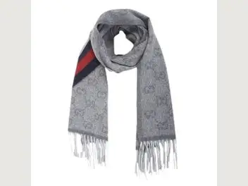 GUCCI Zinc Blue Scarf 570603-3G200-1768