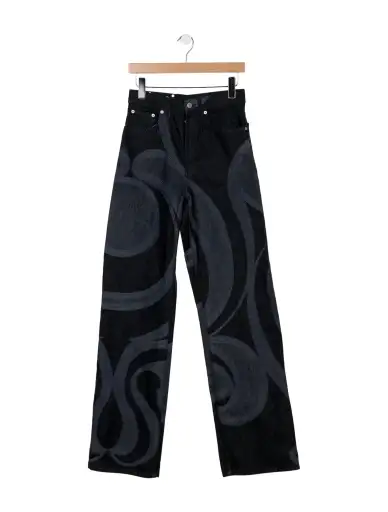 High-Rise Straight Leg Jeans
