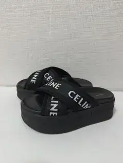 CELINE セリーヌ サンダル 厚底 黒 ブラック24