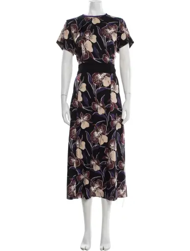 Silk Long Dress