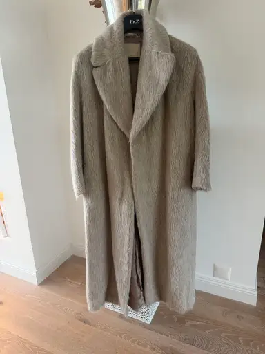 S Max Mara Alpaca Virgin Wool Mantel