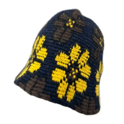 ハット VOWELS HANDKNIT BUCKET HAT