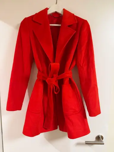 Max&Co. Mantel aus Wolle rot Grösse 34 guter Zustand