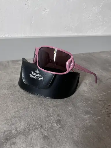 Vivienne Westwood Oversized Lips Sunglasses Pink Unisex