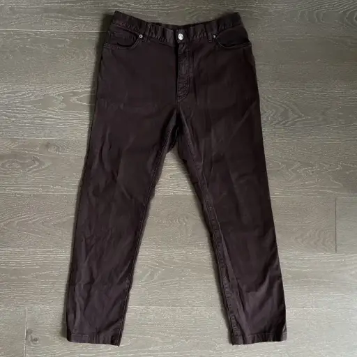 New Season Chino Pants Size 30x28 Brown Maroon
