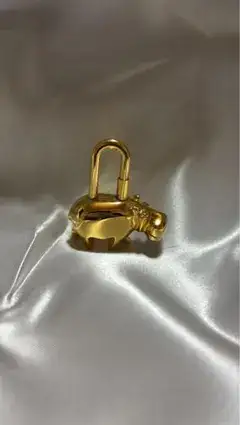 2005年限定 エルメス HERMES カデナ ヒポポタマス カバ ゴールド