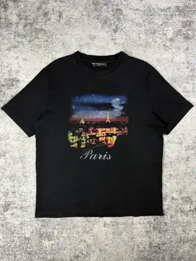 FW17 Balenciaga ‘Paris Skyline’ Souvenir T shirt