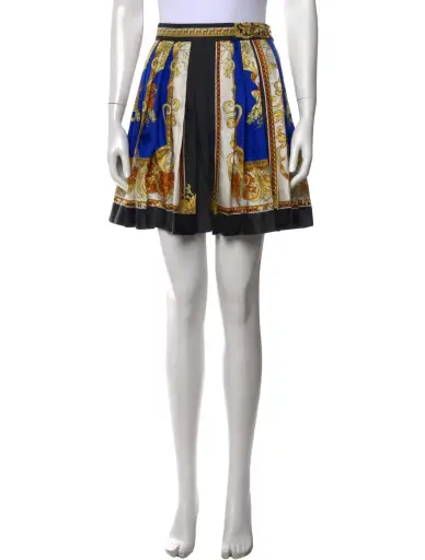 Silk Mini Skirt