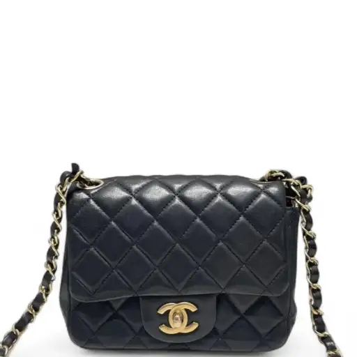 Lambskin Square Flap Mini