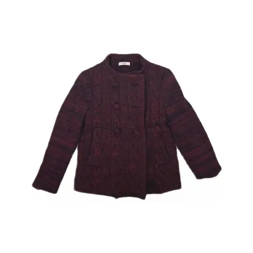 Prada Cable Knit Wool Jacket Size 42