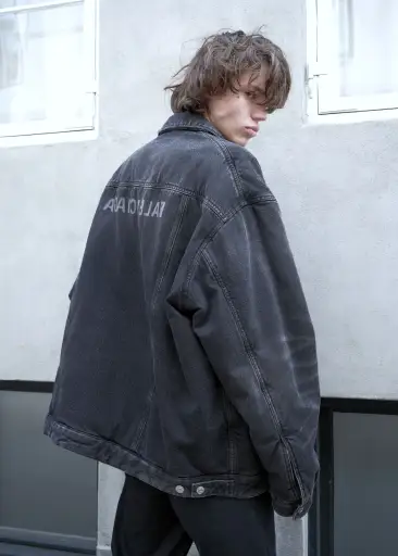 Balenciaga SS23 Mirror Padded Denim Jacket