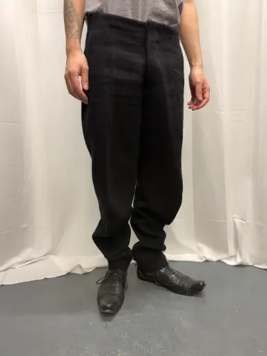 Forme D'Expression Wool Banana Cut 3D Twisted Trouser