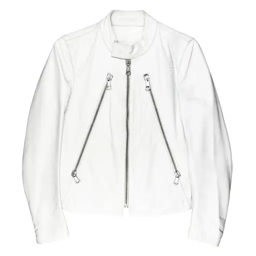 SS04 5-Zip Leather Jacket
