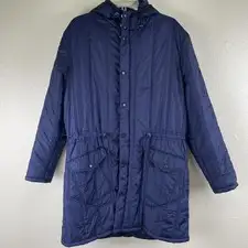 Henrik Vibskov BF Jacket Men M Navy Quilted Fall Parka Thermore Puffer AW17-M616