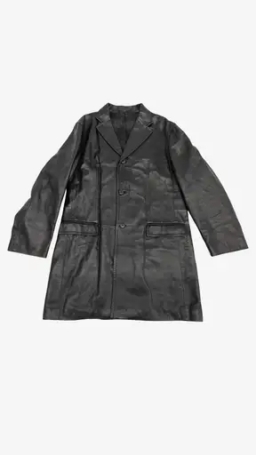 Black VALENTINO Lamb Leather Jacket/Coat size 52