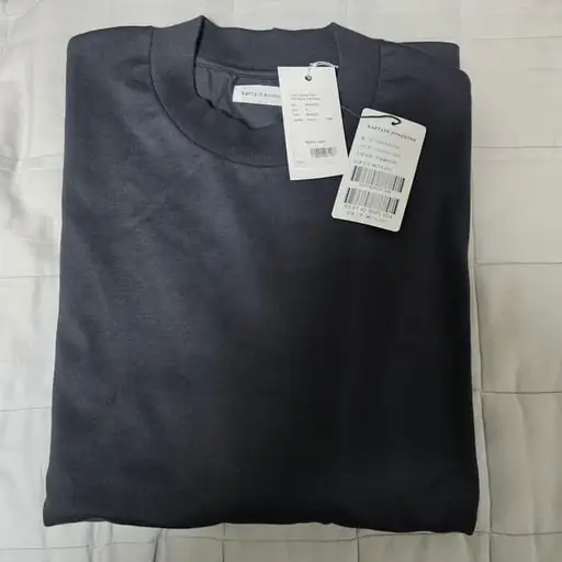 캡틴선샤인 suvin supima half sleeve tee heavy 블랙  4