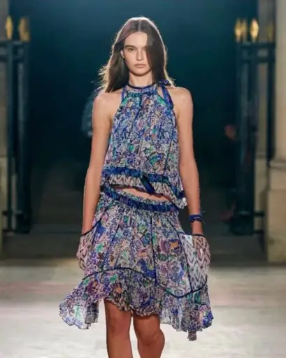 Isabel Marant Spring 2022 Skirt & Top Set
