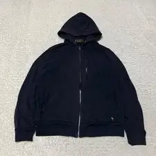 Uniqlo Kiminori Morishita Hoodie Men Large Black Full Zip Sweatshirt Casual