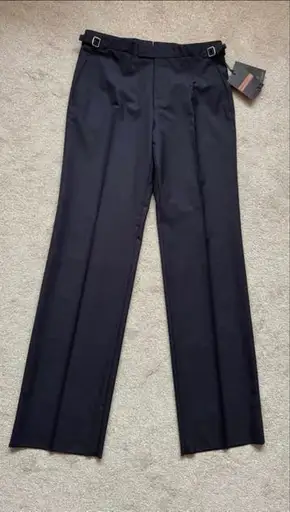 Nieuwe Zegna Regular Fit Broek - 100% Wol - Donkerblauw