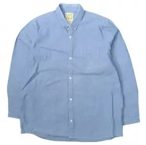 DIGAWEL x MIN-NANO ディガウェル ミンナノ 別注 日本製 DUNGAREE SHIRT ダンガリーシャツ 4 BLUE 長袖 トップス g28245
