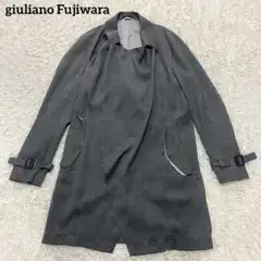 希少　giuliano Fujiwara ドレープ　ウールコート　グレー　変形