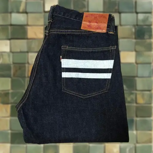 Momotaro Jeans 0905SP Denim Navy Indigo W31 Mens