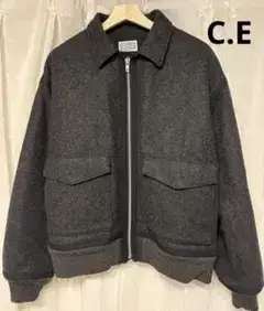 C.E Cavempt Melton Zip Jacket