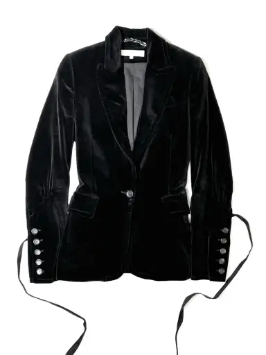 Veronique Branquinho AW 2004 Velvet Victorian Jacket