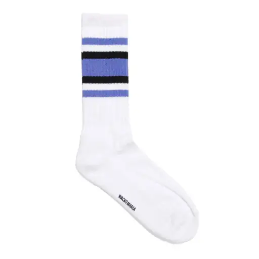 SKATER SOCKS ( TYPE-1 ) #WHITE-PURPLE [26FW-WMA-SO01]
