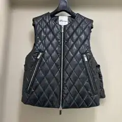 noirkeininomiya ベスト 合皮 ブラック