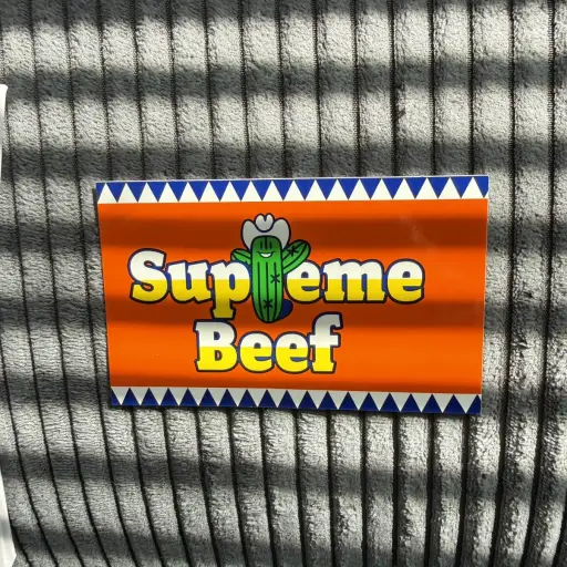 Supreme Beef Sticker (SS25)