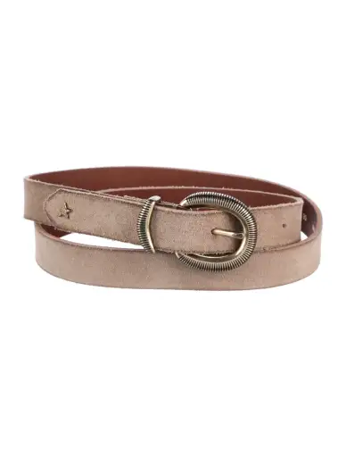 Skinny Leather Waist Belt