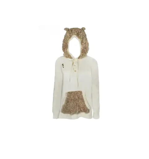 Issey Miyake Mercibeaucoup Fur Bear Hoodie